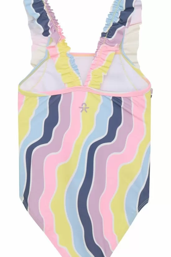 Online Badpak Swimsuit W. Frills Aop Badpakken