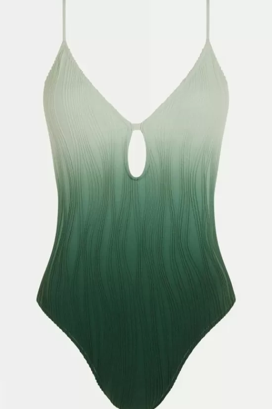 Fashion Badpak Wirefree Plunge T-Shirt Swimsuit Badpakken