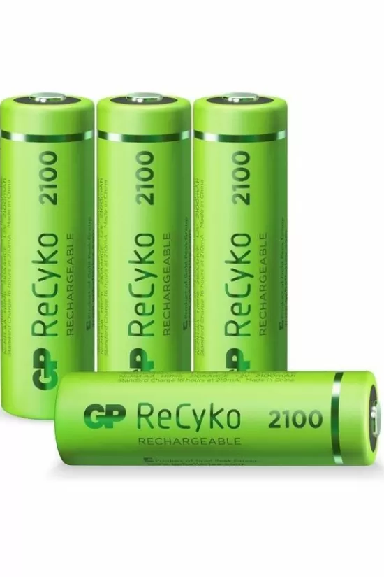 Discount Batterij Aa Rechargeable Nimh 2100Mah Recyko 12V 4 Stuks Batterijen & Laders