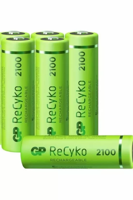 Clearance Batterij Recyko Aa 2100Mah 4+2 Batterijen & Laders