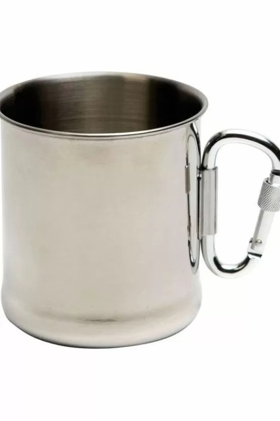Shop Beker Kroes Met Karabijnhaak 300 Ml Rvs Bekers & Glazen