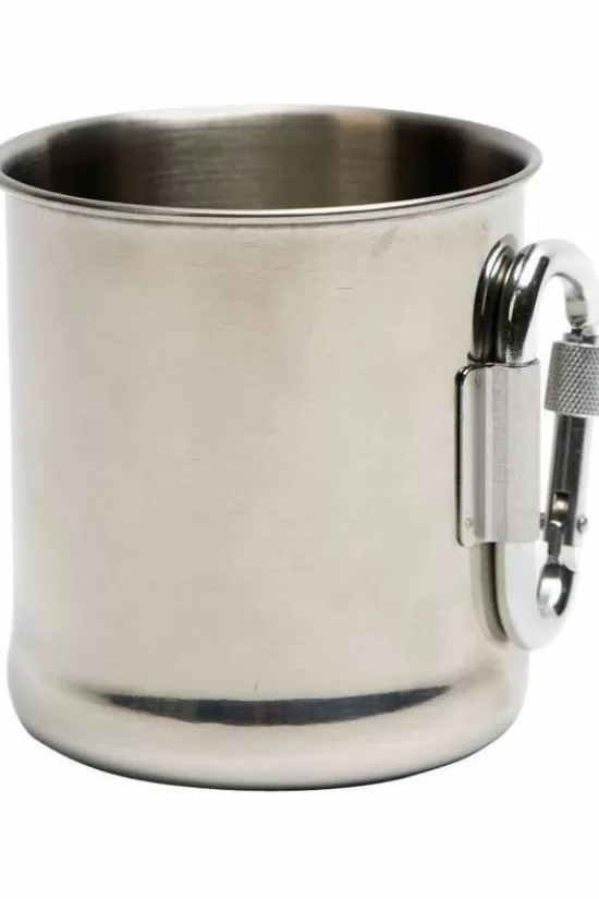 Shop Beker Kroes Met Karabijnhaak 300 Ml Rvs Bekers & Glazen