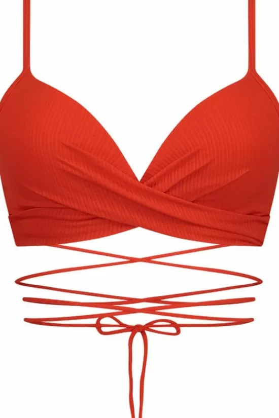 Cheap Bikini 106C - Fiery Red Bikini'S