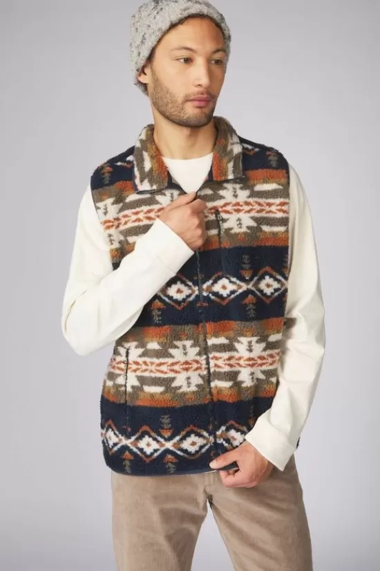 Store Bodywarmer Fitz Roy Jaquard Sherpa Bodywarmers