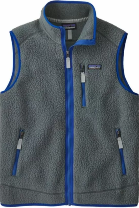 Clearance Bodywarmer Retro Pile Vest Bodywarmers