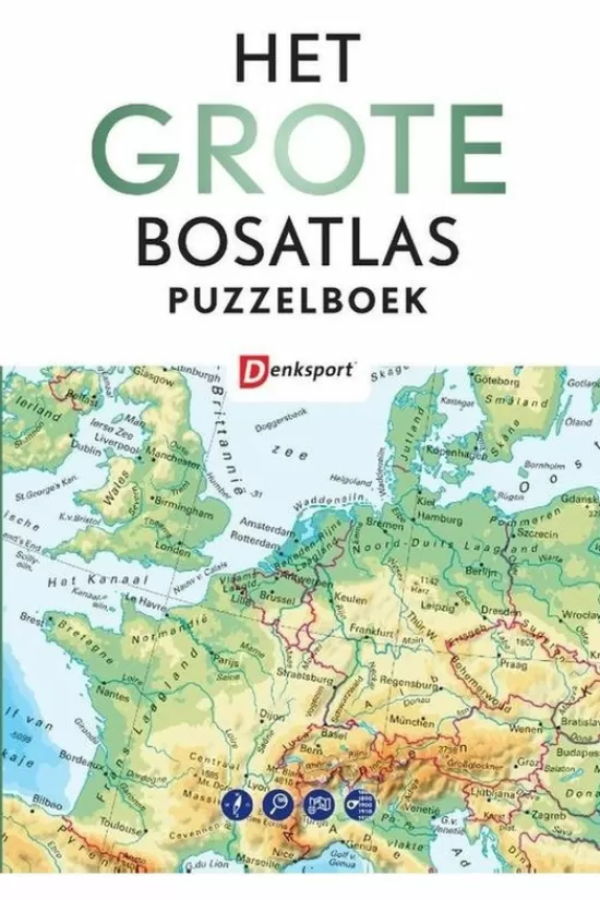 Flash Sale Boek Het Grote Bosatlas Puzzelboek Denksport Lifestyle Boeken