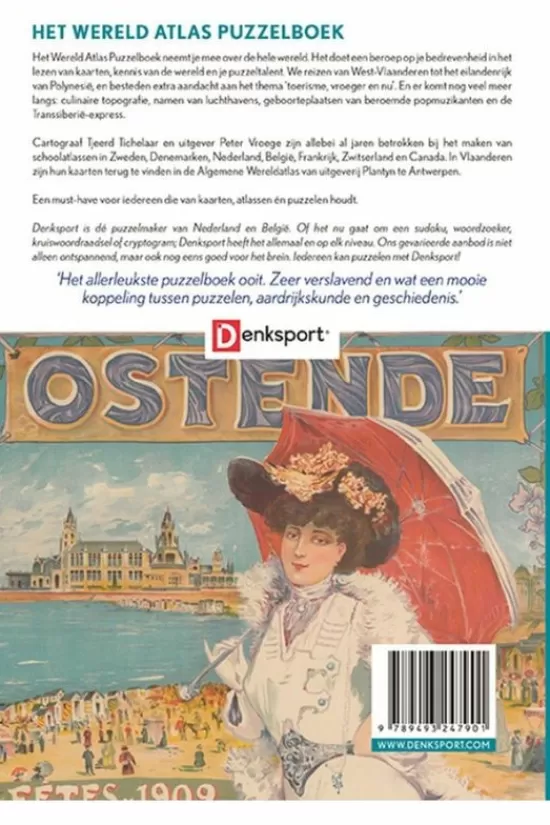 Hot Boek Het Wereld Atlas Puzzelboek Denksport Lifestyle Boeken