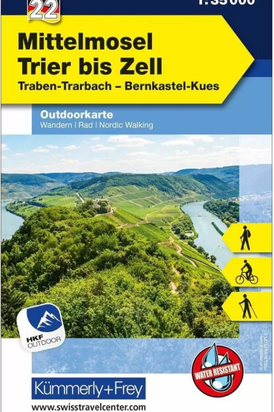 Shop Boek Mittelmosel *08 22 Trier Tot Zell R/V Wp Wandelgidsen & -Kaarten