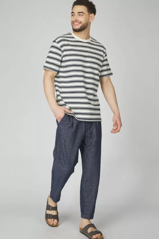 Best Broek Slh180-Relaxed Crop Ron Pleat Broeken