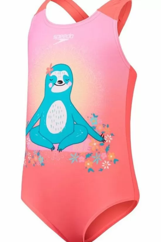 Clearance Dig Printed Swimsuit Sportzwemkleding