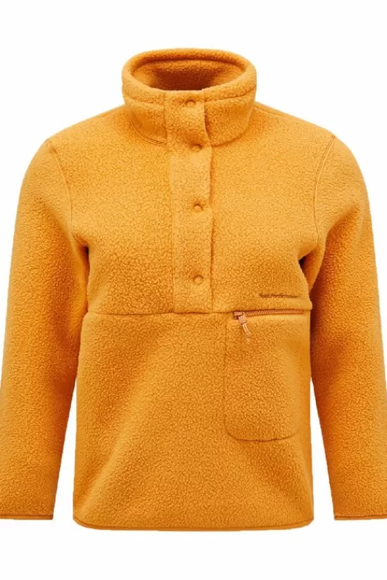 New Fleece W Fleece Snap T-Neck Fleeces & Truien