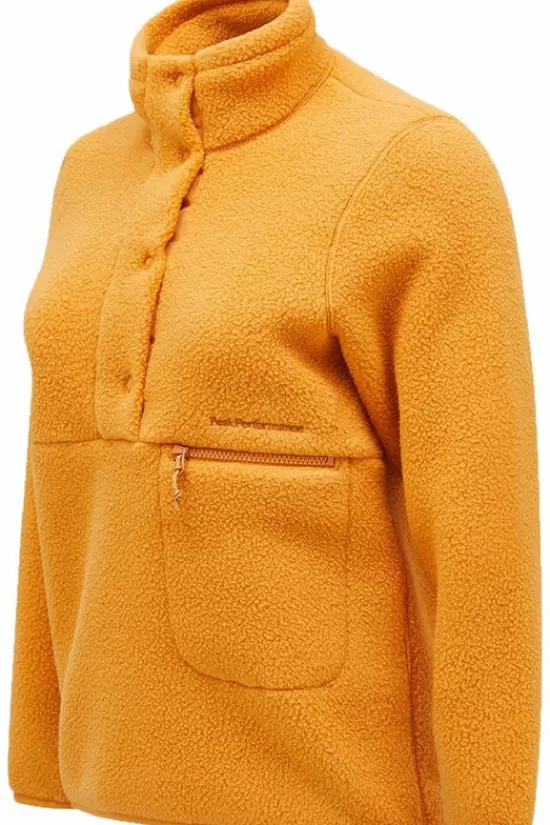New Fleece W Fleece Snap T-Neck Fleeces & Truien