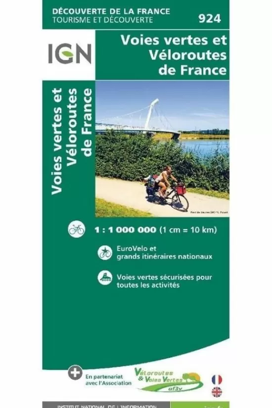 Outlet Frankrijk Voies Vertes & Veloroutes Kaarten