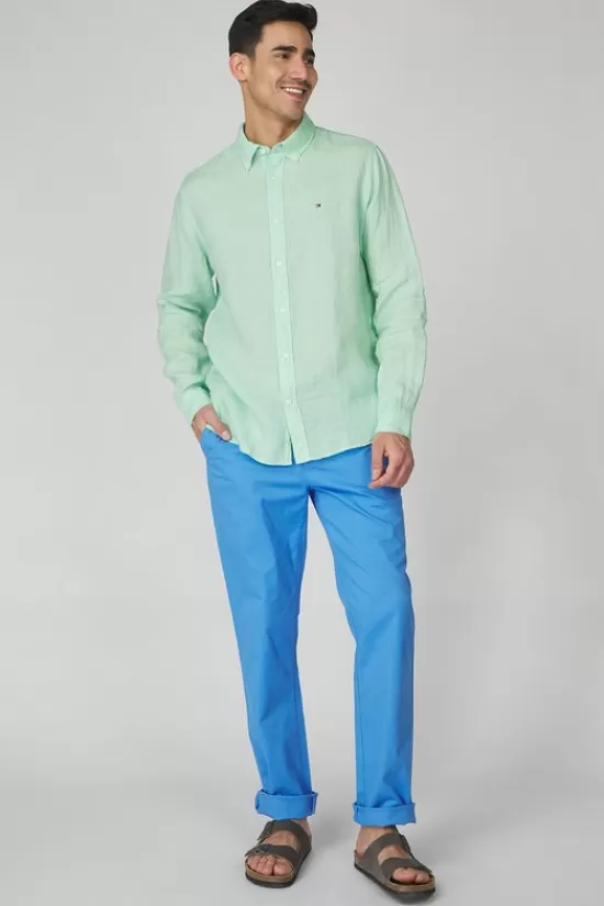 Cheap Hemd Pigment Dyed Li Solid Hemden