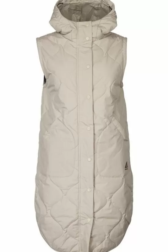 Cheap Jas Quilted Vest Long W Bodywarmers