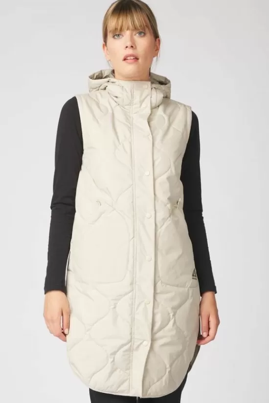 Cheap Jas Quilted Vest Long W Bodywarmers