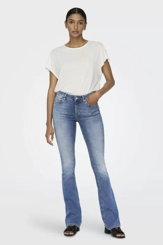 Best Jeans Blush Life Mid Flared Dnm Tai467 Broeken