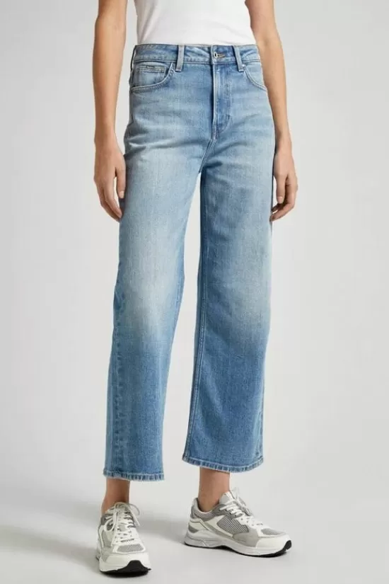 Cheap Jeans Wide Leg Jeans Uhw Broeken