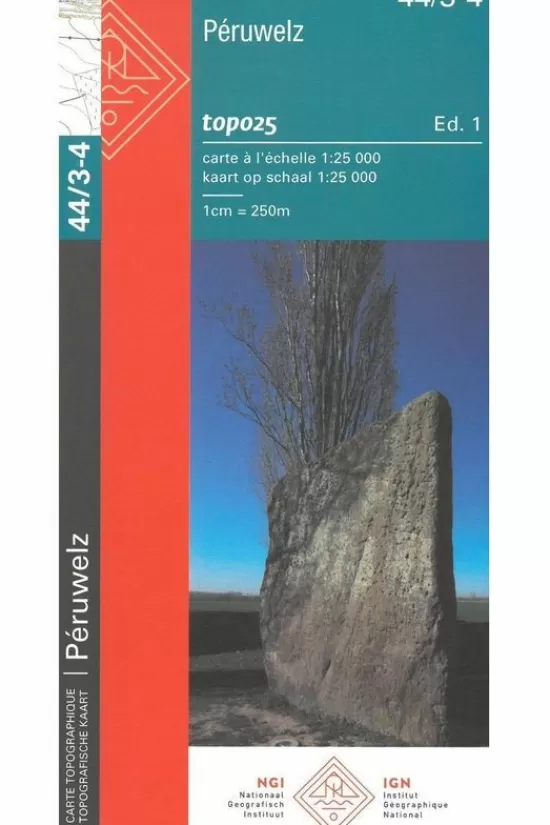 Best Kaart Bleharies / Peruwelz B-44/3-4 Topokaarten