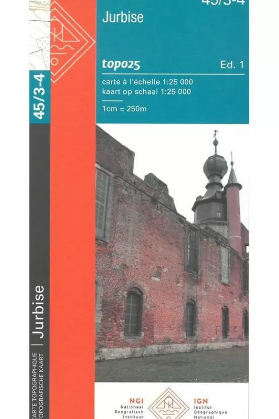 Cheap Kaart Jurbise / Obourg B-45/3-4 Topokaarten