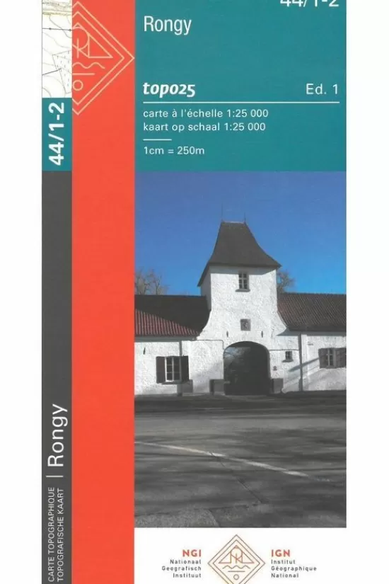 Fashion Kaart La Glanerie / Brunehaut B-44/1-2 Topokaarten