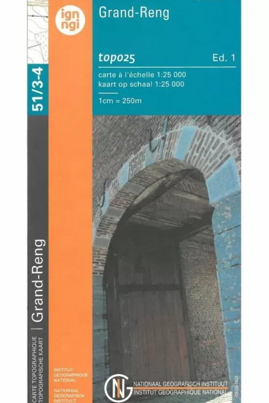 Best Kaart Quevy / Rouveroy B-51/3-4 Topokaarten