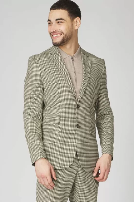 Cheap Mantel Slim-Liam Brown/Green Check Jassen