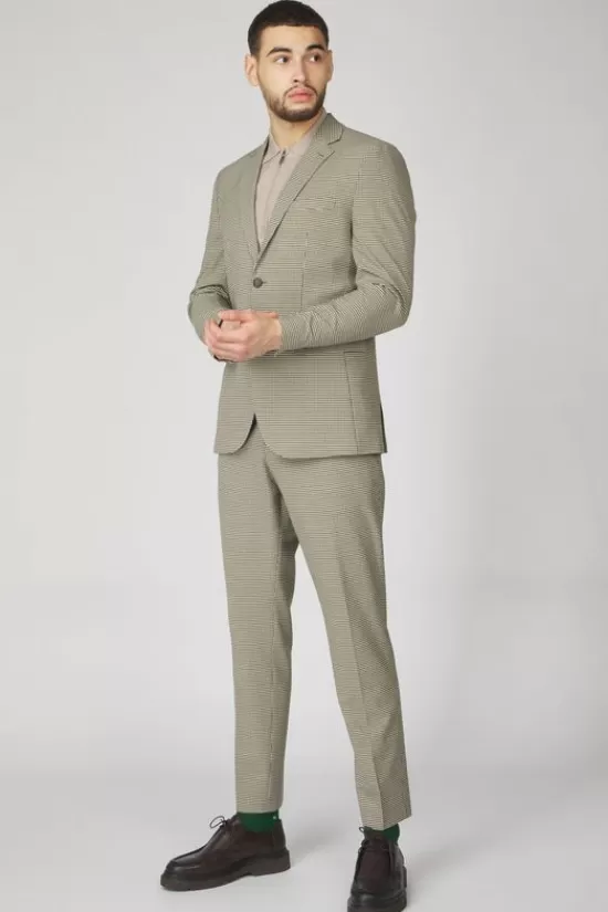 Cheap Mantel Slim-Liam Brown/Green Check Jassen