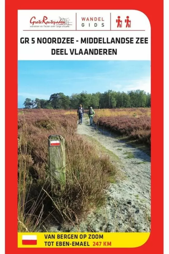 Cheap Noordzee Middellandse Zee Gr5 Deel Vlaanderen Wandelgidsen & -Kaarten