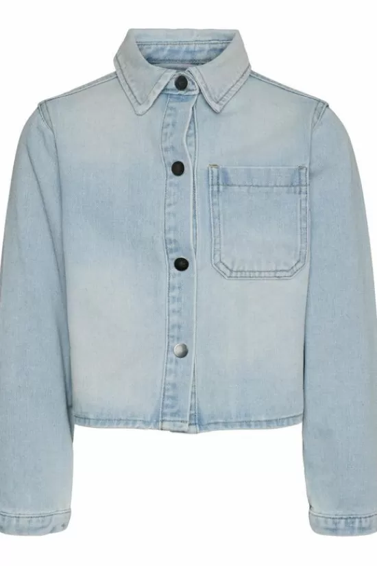Store Overhemd Vmmay Loose Denim Shirt Fashion