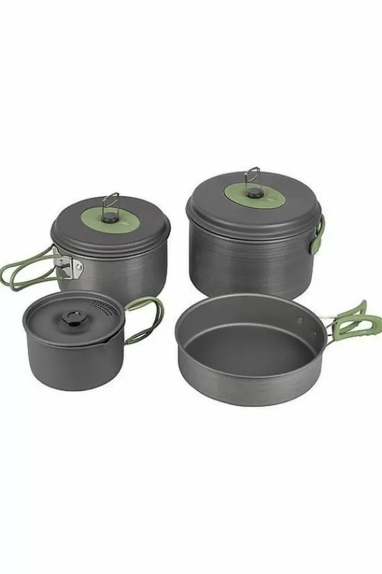 Best Pannenset - Explorer 4 Plus - Hard Anodized - 4-Delig Potten & Pannen
