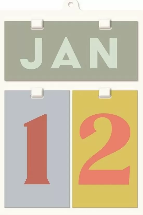 Clearance Papierwaren Perpetual Calendar Overige