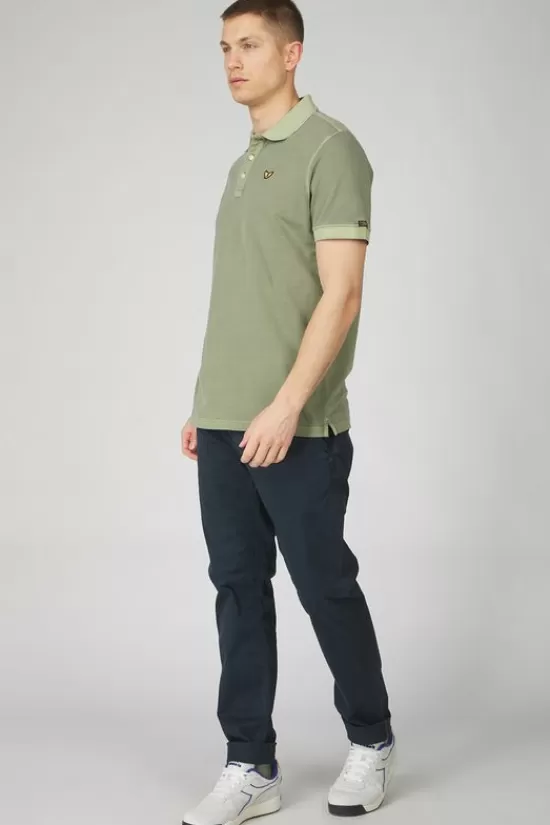 Best Polo Short Sleeve Garment Dyed Pique T-Shirts