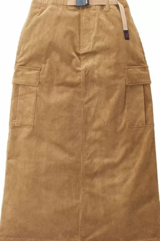 Outlet Rok Ws Corduroy Long Cargo Skirt Rokken