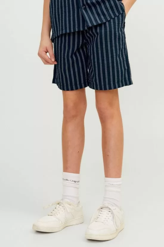 Shop Short Jpstjaiden Jjpalma Seersucker Shorts