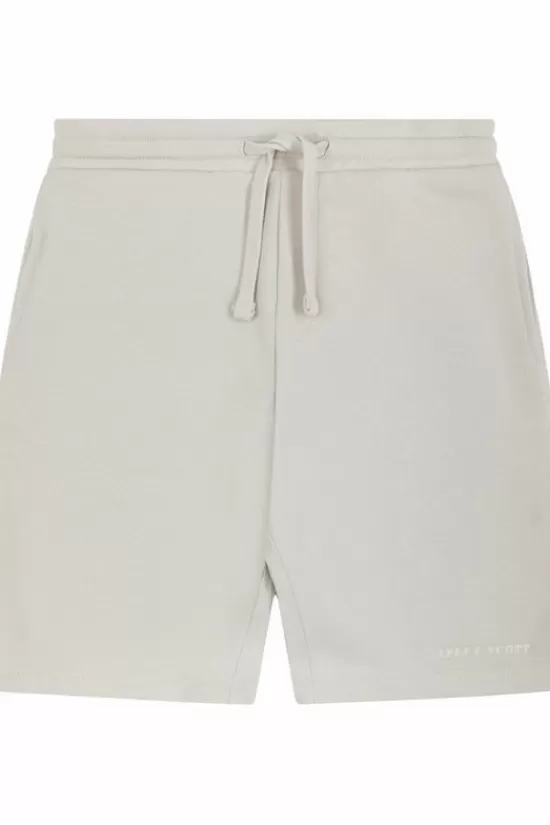 Outlet Short Script Embroidered Shorts