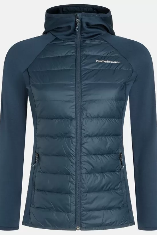 Clearance Ski-Jas W Down Hybrid Hood Jacket Jassen