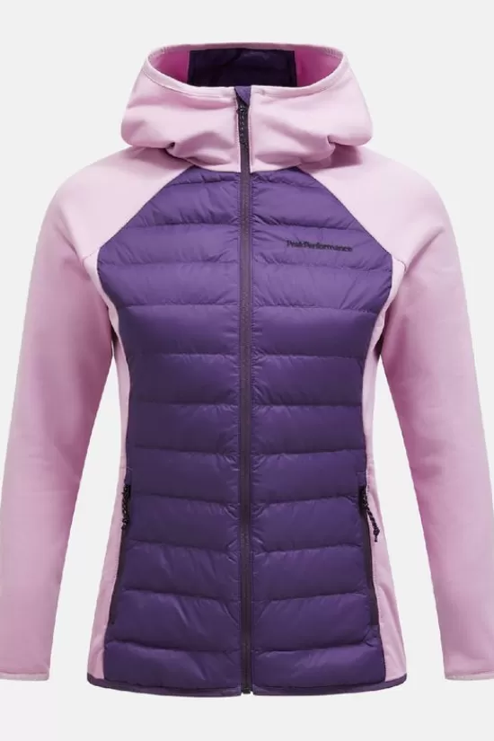 New Ski-Jas W Down Hybrid Hood Jacket Jassen