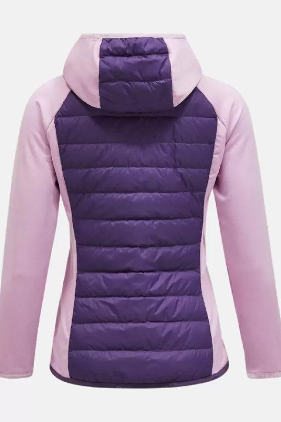 New Ski-Jas W Down Hybrid Hood Jacket Jassen