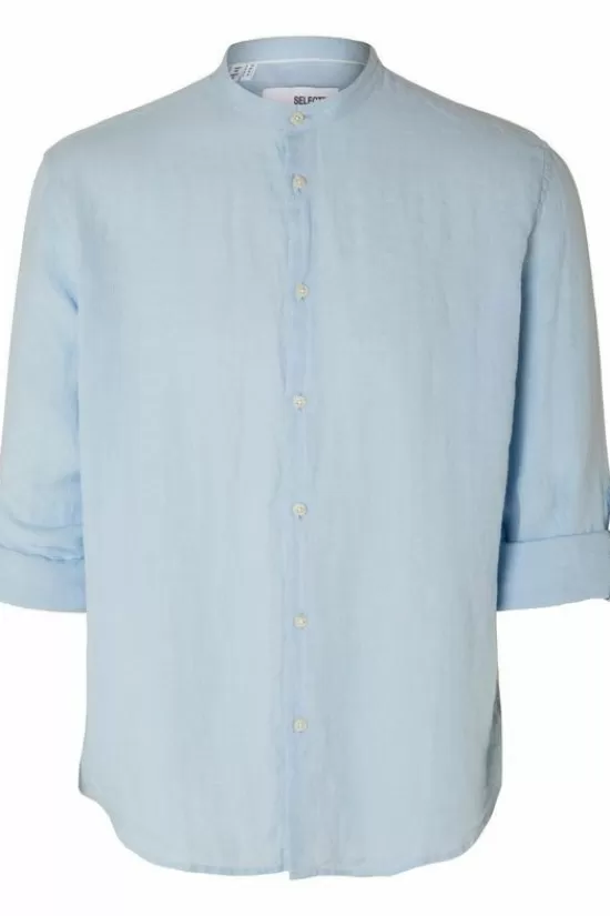 Cheap Slhregkylian-Linen Mandarin B Hemden