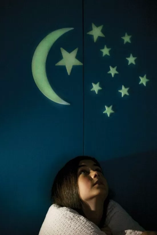 Best Speelgoed Glow In The Dark Moon And Stars Speelgoed & Hobby