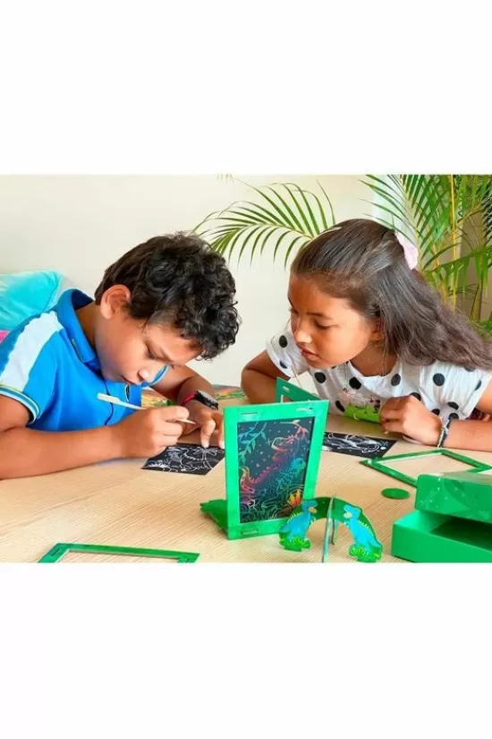 Store Speelgoed Lantern Scratch Cards Dinosaurs Speelgoed & Hobby