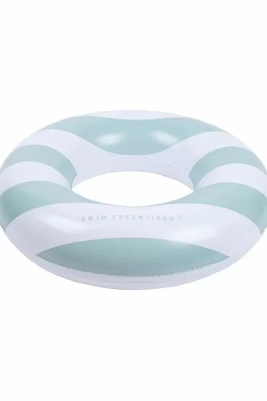 Clearance Speelgoed Old Green Striped Swimring 90 Cm Speelgoed