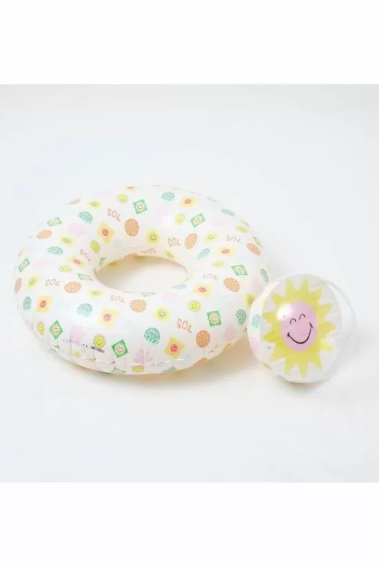 Cheap Speelgoed Pool Ring & Ball Set Smiley World Sol Sea Speelgoed
