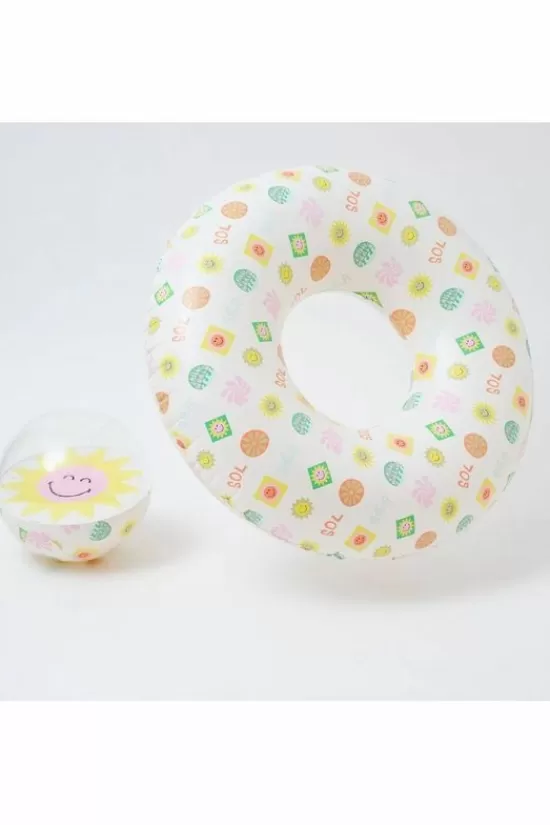 Cheap Speelgoed Pool Ring & Ball Set Smiley World Sol Sea Speelgoed
