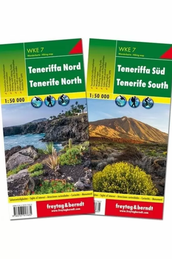 Store Tenerife Noord + Zuid F&B Wandelgidsen & -Kaarten
