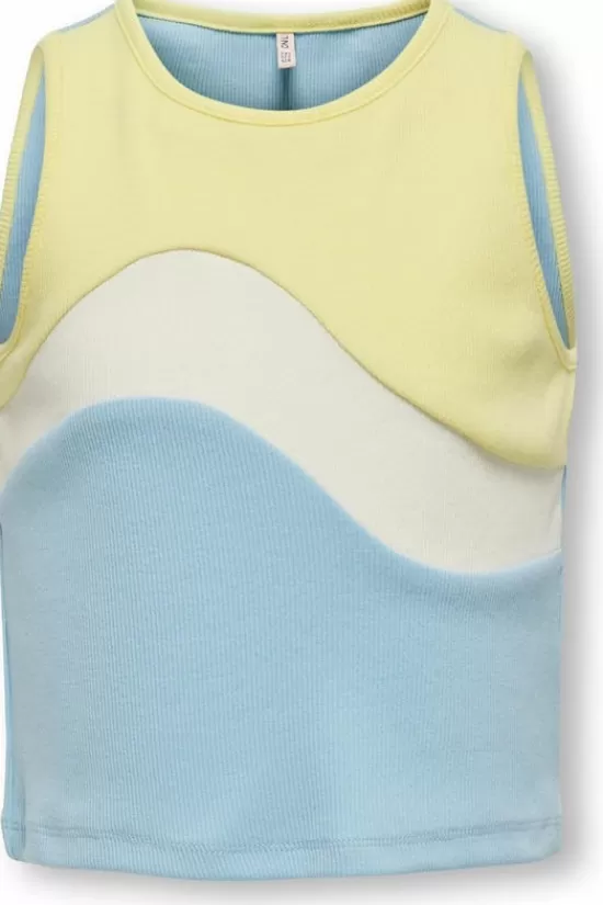 New Top Koggry Color Block Fashion