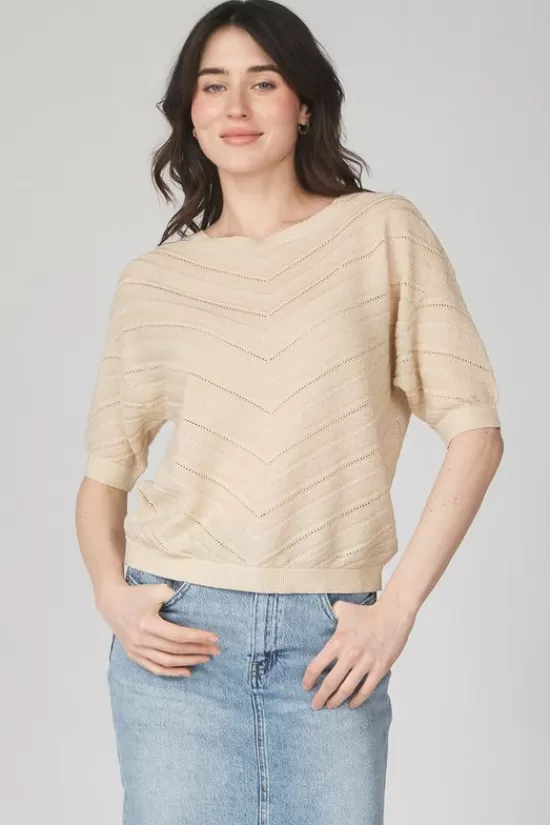 Cheap Trui Esty Boatneck 2/4 Glitter Knit Truien & Cardigans