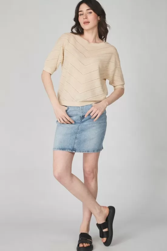 Cheap Trui Esty Boatneck 2/4 Glitter Knit Truien & Cardigans