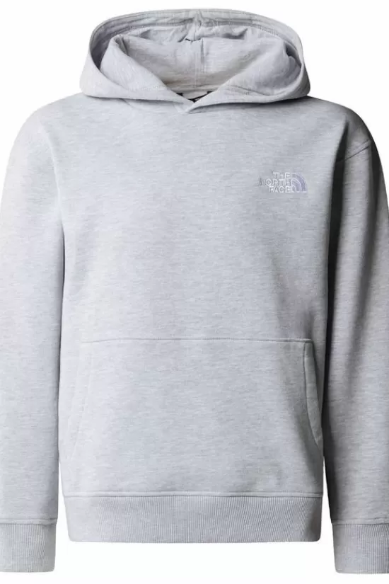 Shop Trui Teen Oversized Hoodie Tnf Light Grey Heather Outdoor